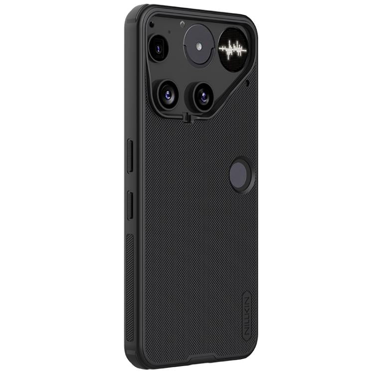 For Nothing Phone 3 NILLKIN Frosted Shield Pro PC + TPU Phone Case - Black