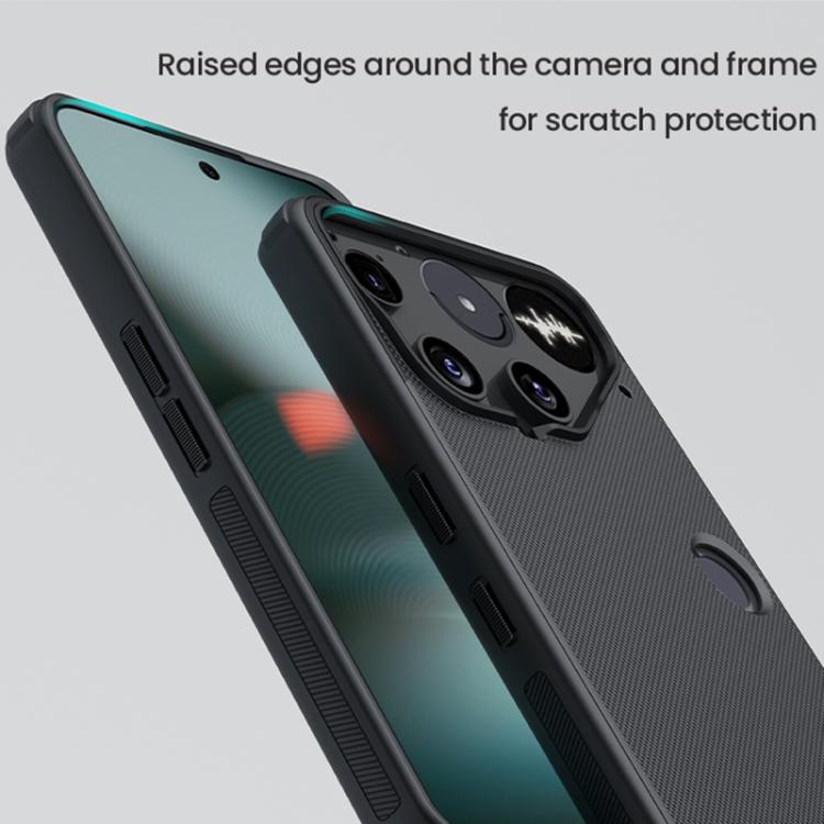 For Nothing Phone 3 NILLKIN Frosted Shield Pro PC + TPU Phone Case - Black