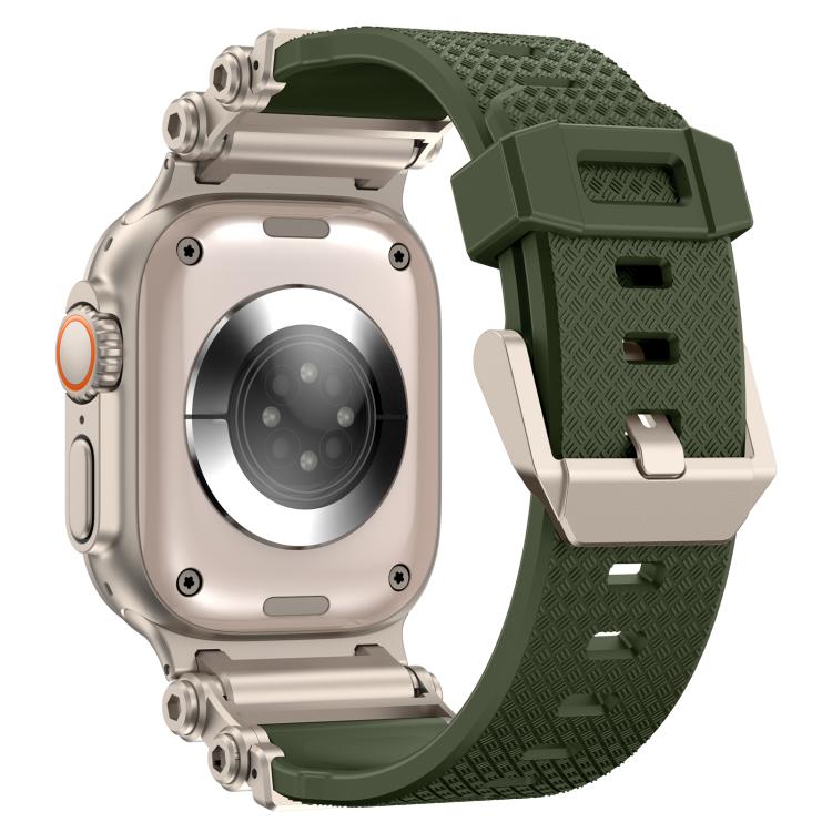 For Apple Watch 46mm / 49mm / 45mm / 44mm Armor Gear Silicone Watch Band