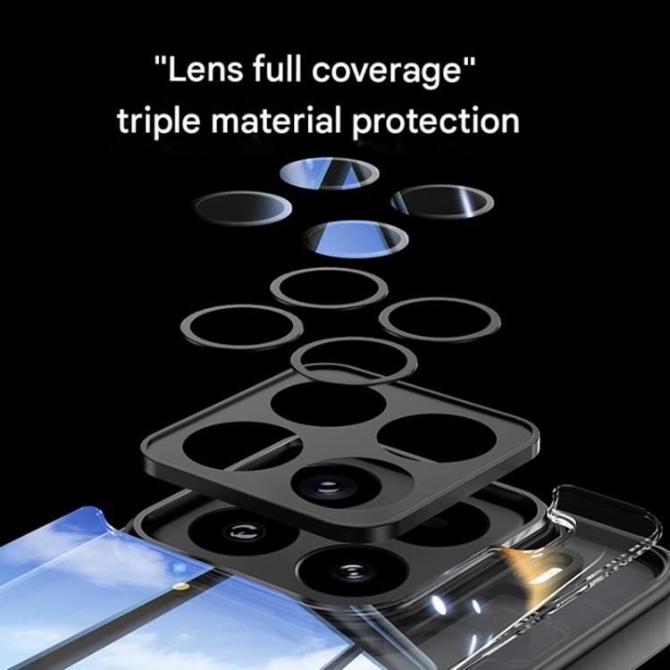 For Xiaomi 15 Pro Acrylic Hybrid TPU Armor Shockproof Phone Case