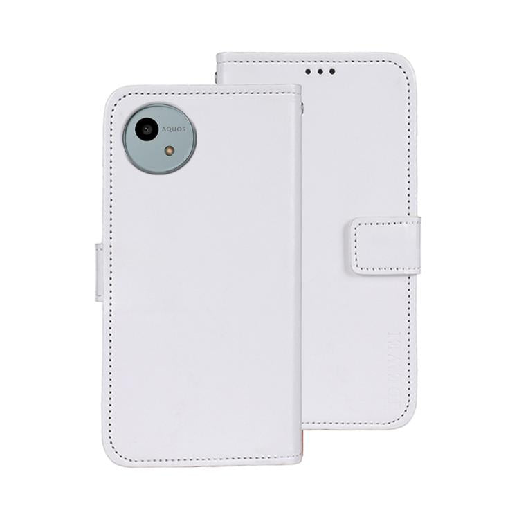 For Sharp Aquos wish4 idewei Crazy Horse Texture Leather Phone Case