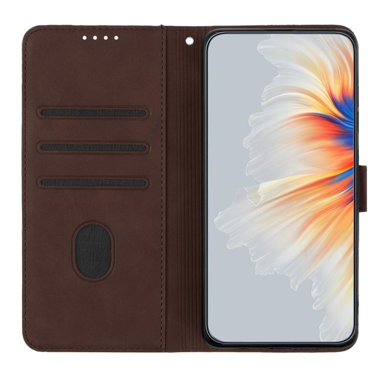 For Nothing Phone 3a Heart Pattern Skin Feel Leather Phone Case