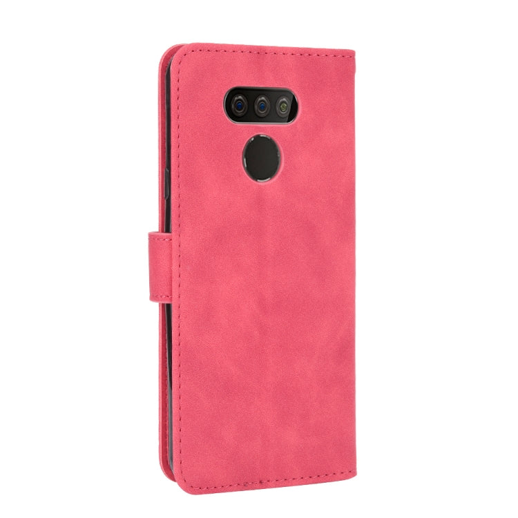 For LG Harmony 4 Solid Color Skin Feel Magnetic Buckle Horizontal Flip Calf Texture PU Leather Case with Holder & Card Slots & Wallet