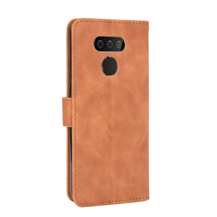 For LG Harmony 4 Solid Color Skin Feel Magnetic Buckle Horizontal Flip Calf Texture PU Leather Case with Holder & Card Slots & Wallet