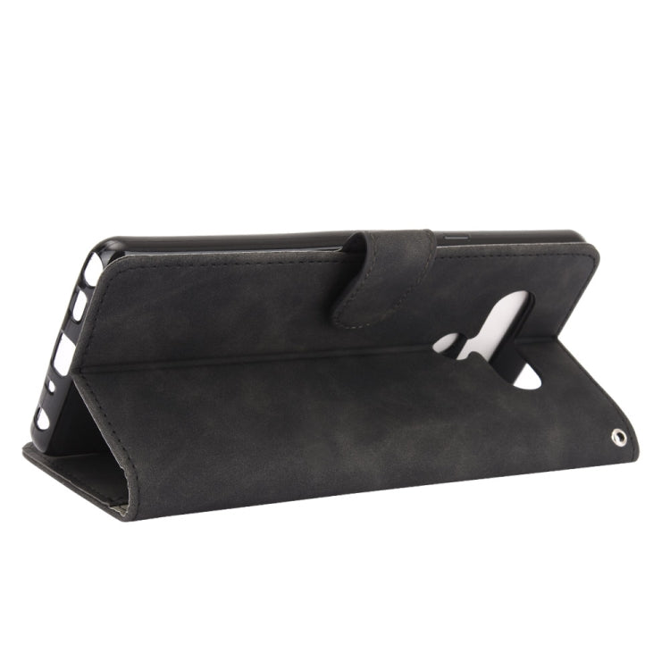 For LG Stylo 6 Solid Color Skin Feel Magnetic Buckle Horizontal Flip Calf Texture PU Leather Case with Holder & Card Slots & Wallet