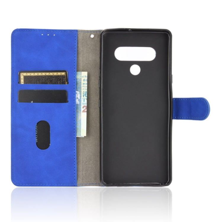 For LG Stylo 6 Solid Color Skin Feel Magnetic Buckle Horizontal Flip Calf Texture PU Leather Case with Holder & Card Slots & Wallet