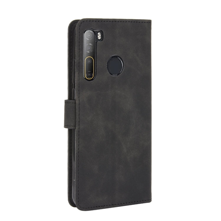 For HTC Desire 20 Pro Solid Color Skin Feel Magnetic Buckle Horizontal Flip Calf Texture PU Leather Case with Holder & Card Slots & Wallet