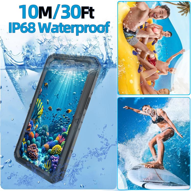 For iPhone 16 Four-proof Metal Hybrid Silicone Phone Case