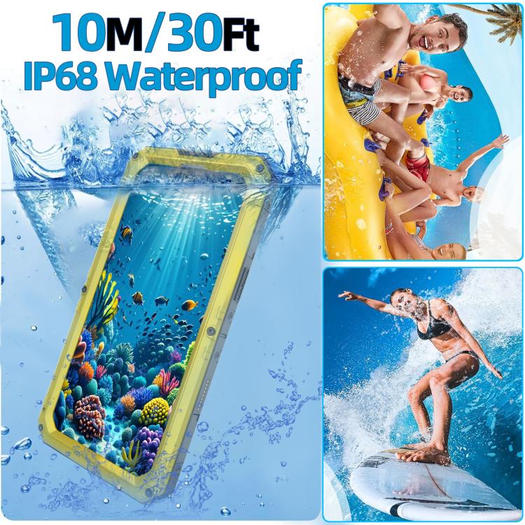 For iPhone 15 Four-proof Metal Hybrid Silicone Phone Case