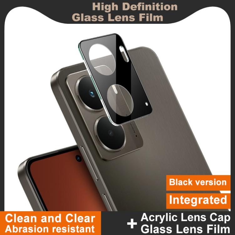 For Realme P3 5G imak High Definition Integrated Glass Lens Film Black Version