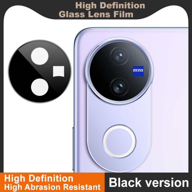 For vivo V50 5G imak High Definition Integrated Glass Lens Film Black Version