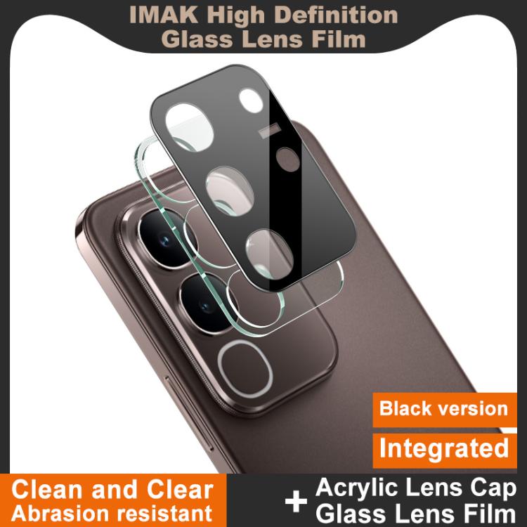 For vivo Y29 4G / T4X 5G imak High Definition Integrated Glass Lens Film Black Version