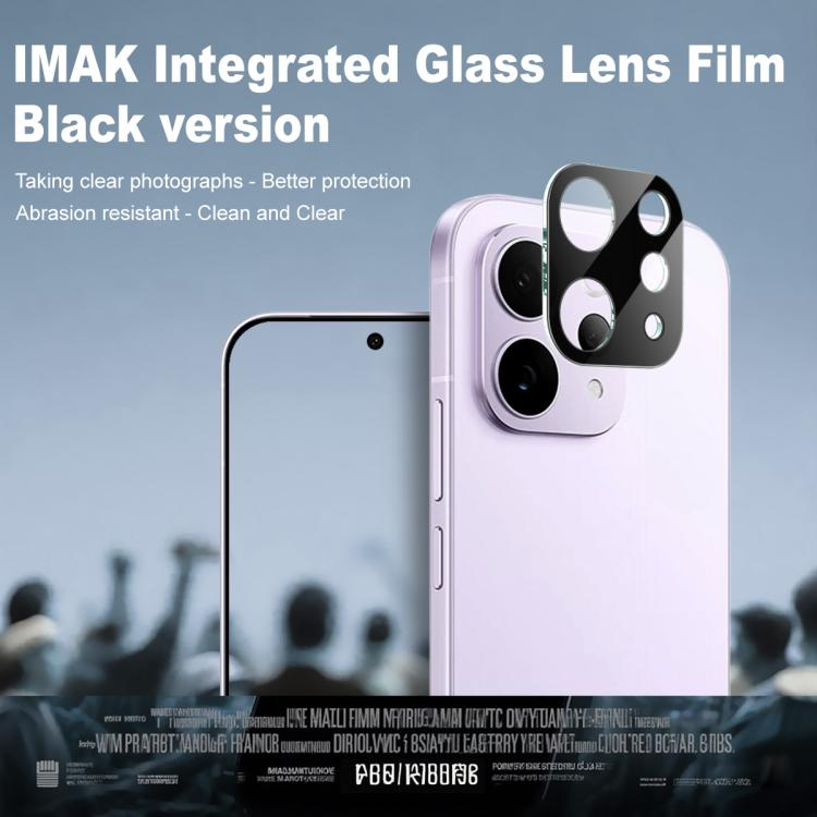 For vivo S50 5G imak High Definition Integrated Glass Lens Film Black Version