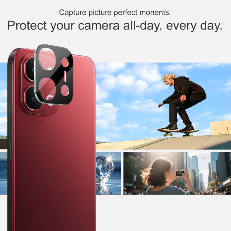 For vivo Y500i 5G imak High Definition Integrated Glass Lens Film Black Version