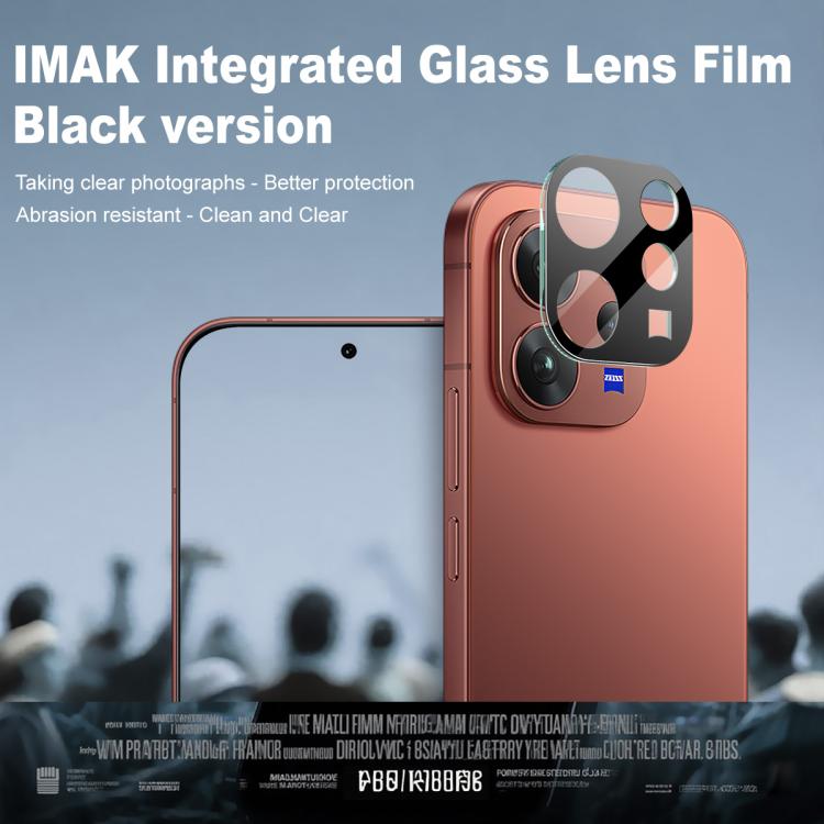For vivo V70 5G / V70 Elite 5G imak High Definition Integrated Glass Lens Film Black Version