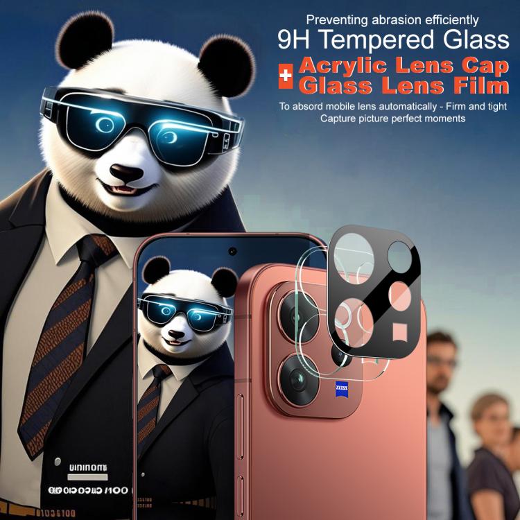 For vivo V70 5G / V70 Elite 5G imak High Definition Integrated Glass Lens Film Black Version