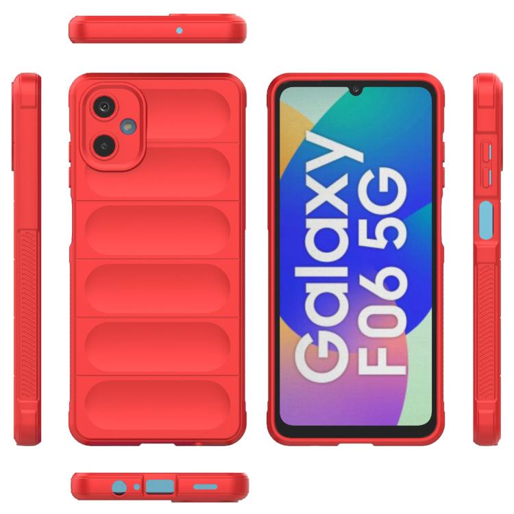 For Samsung Galaxy F06 5G Magic Shield TPU + Flannel Phone Case