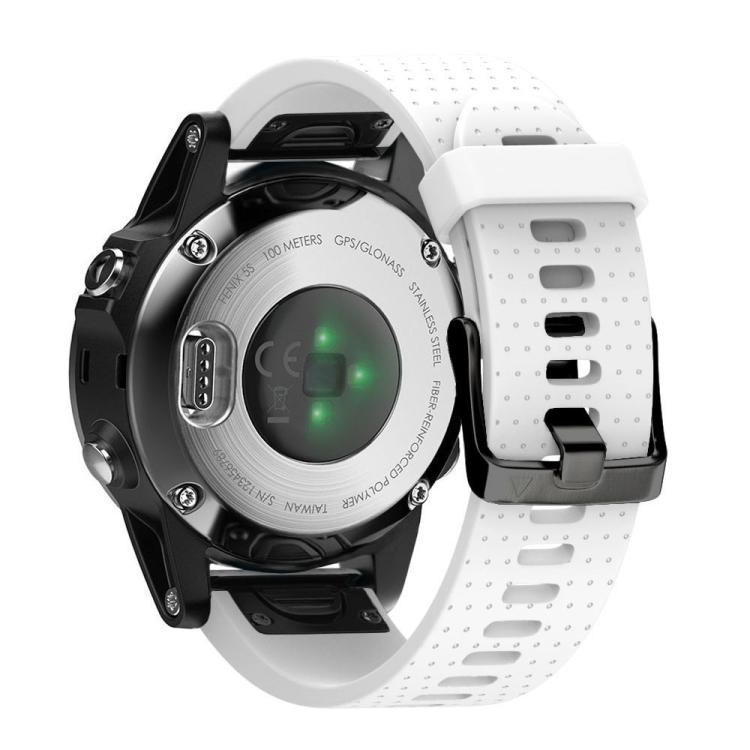 For Garmin QuickFit 20mm Kalebol Dot Texture Silicone Watch Band