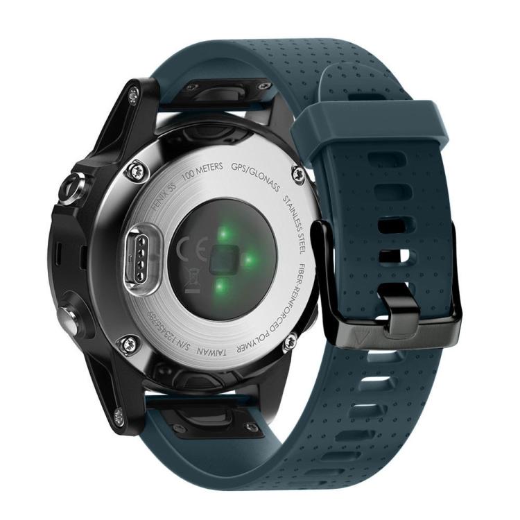For Garmin QuickFit 20mm Kalebol Dot Texture Silicone Watch Band