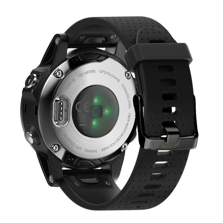 For Garmin QuickFit 20mm Kalebol Dot Texture Silicone Watch Band