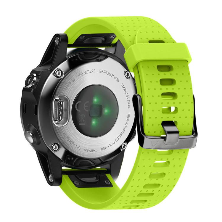 For Garmin QuickFit 20mm Kalebol Dot Texture Silicone Watch Band