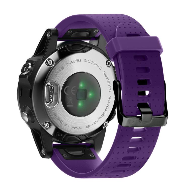 For Garmin QuickFit 20mm Kalebol Dot Texture Silicone Watch Band