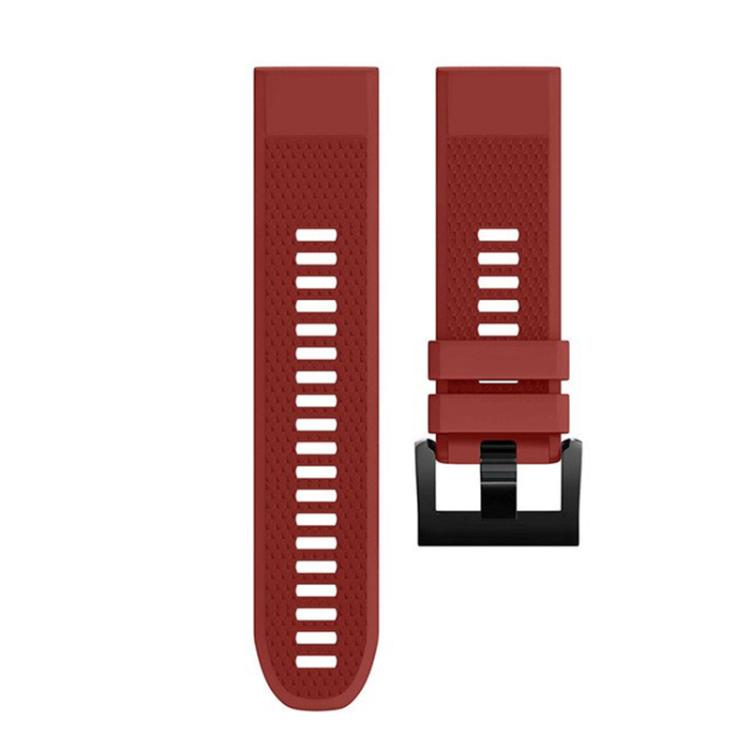 For Garmin QuickFit 22mm Kalebol Triangle Texture Silicone Watch Band
