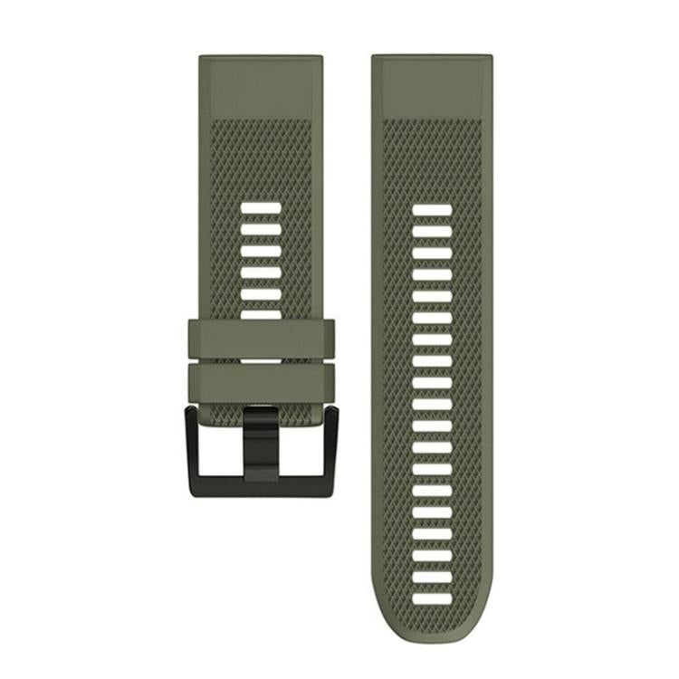For Garmin QuickFit 22mm Kalebol Triangle Texture Silicone Watch Band