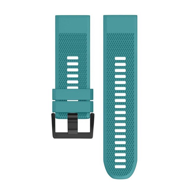 For Garmin QuickFit 22mm Kalebol Triangle Texture Silicone Watch Band