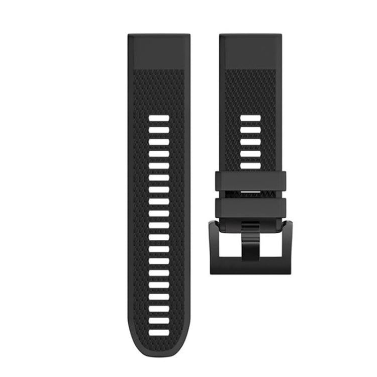 For Garmin QuickFit 26mm Kalebol Triangle Texture Silicone Watch Band