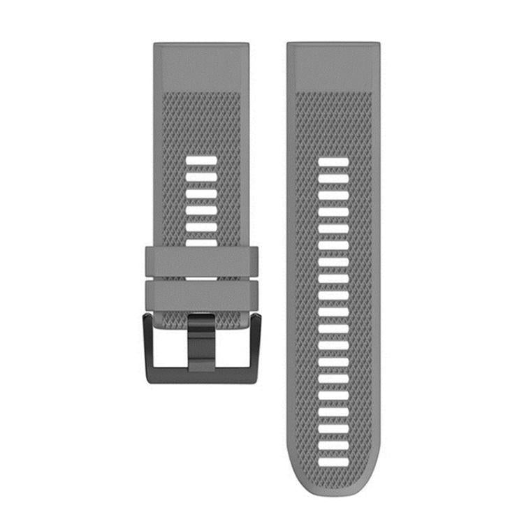 For Garmin QuickFit 26mm Kalebol Triangle Texture Silicone Watch Band