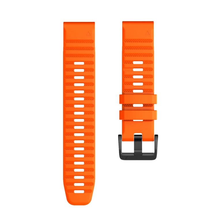 For Garmin QuickFit 26mm Kalebol Concave Texture Silicone Watch Band