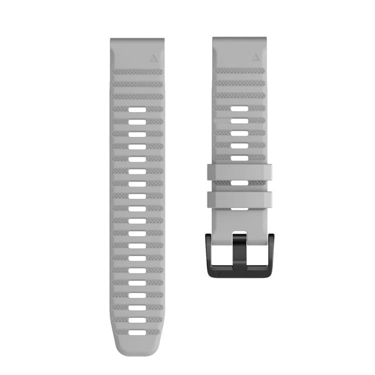 For Garmin QuickFit 26mm Kalebol Concave Texture Silicone Watch Band