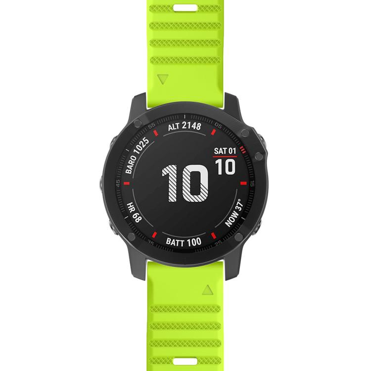 For Garmin QuickFit 26mm Kalebol Concave Texture Silicone Watch Band
