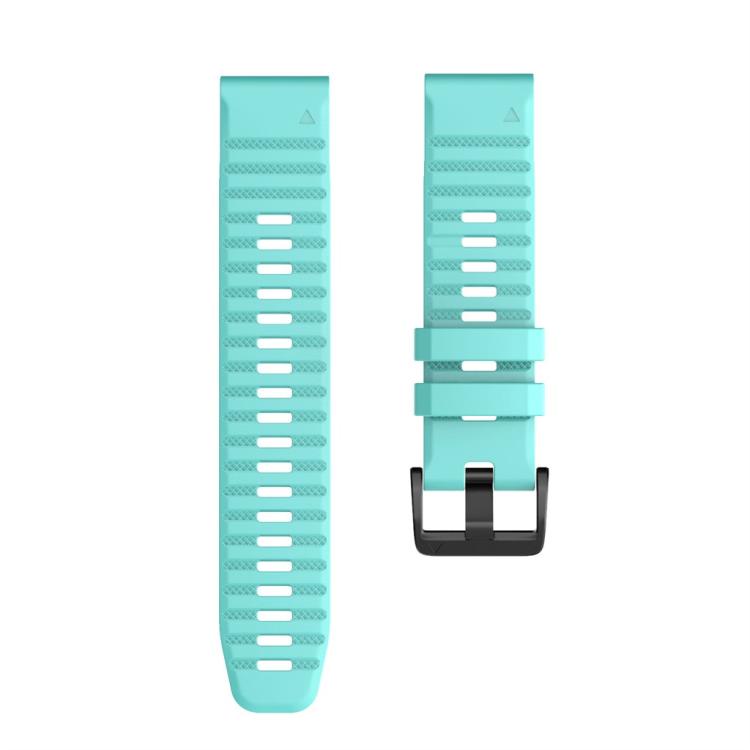 For Garmin QuickFit 26mm Kalebol Concave Texture Silicone Watch Band