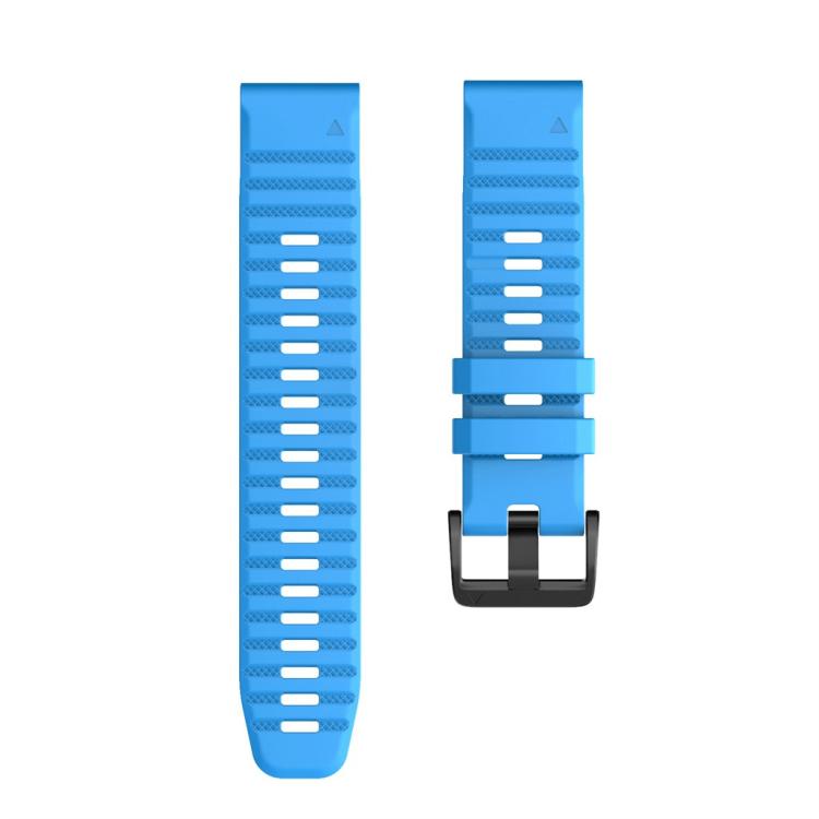 For Garmin QuickFit 26mm Kalebol Concave Texture Silicone Watch Band