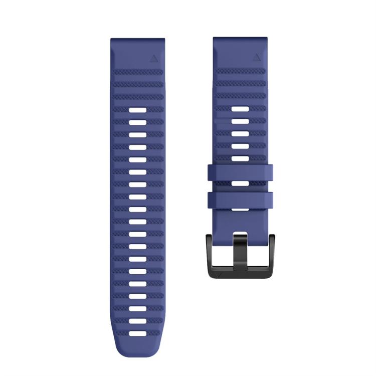 For Garmin QuickFit 26mm Kalebol Concave Texture Silicone Watch Band