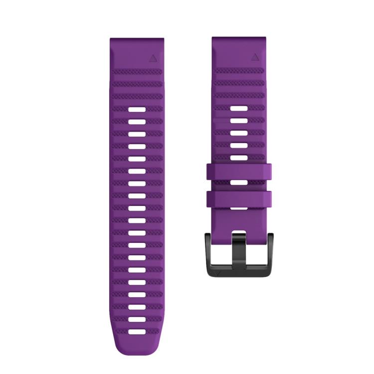 For Garmin QuickFit 26mm Kalebol Concave Texture Silicone Watch Band