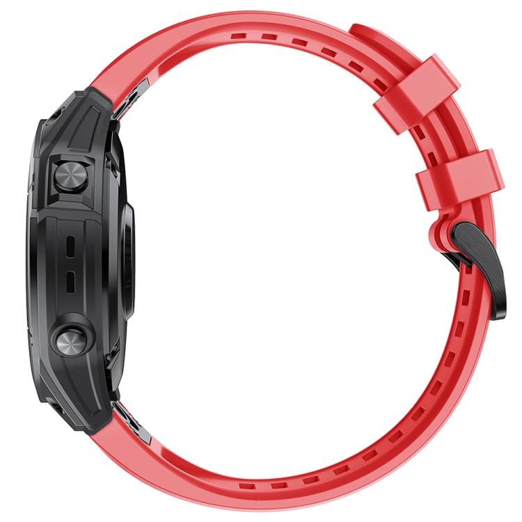 For Garmin QuickFit 20mm Kalebol Ladder Silicone Watch Band