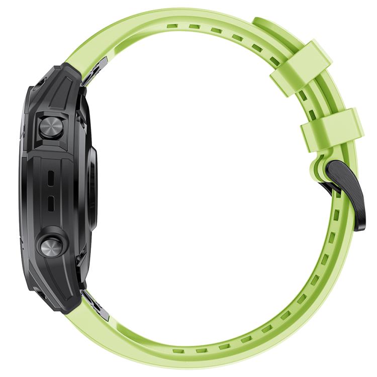 For Garmin QuickFit 20mm Kalebol Ladder Silicone Watch Band