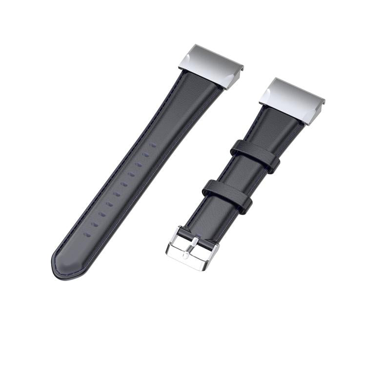 For Garmin QuickFit 26mm Kalebol Waxed Calfskin Leather Watch Band