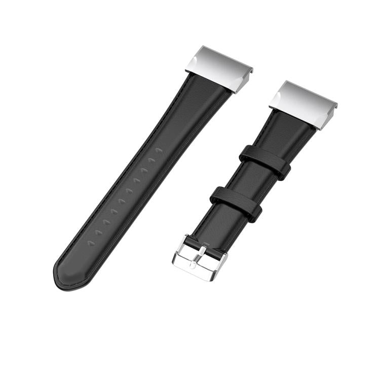 For Garmin QuickFit 26mm Kalebol Waxed Calfskin Leather Watch Band
