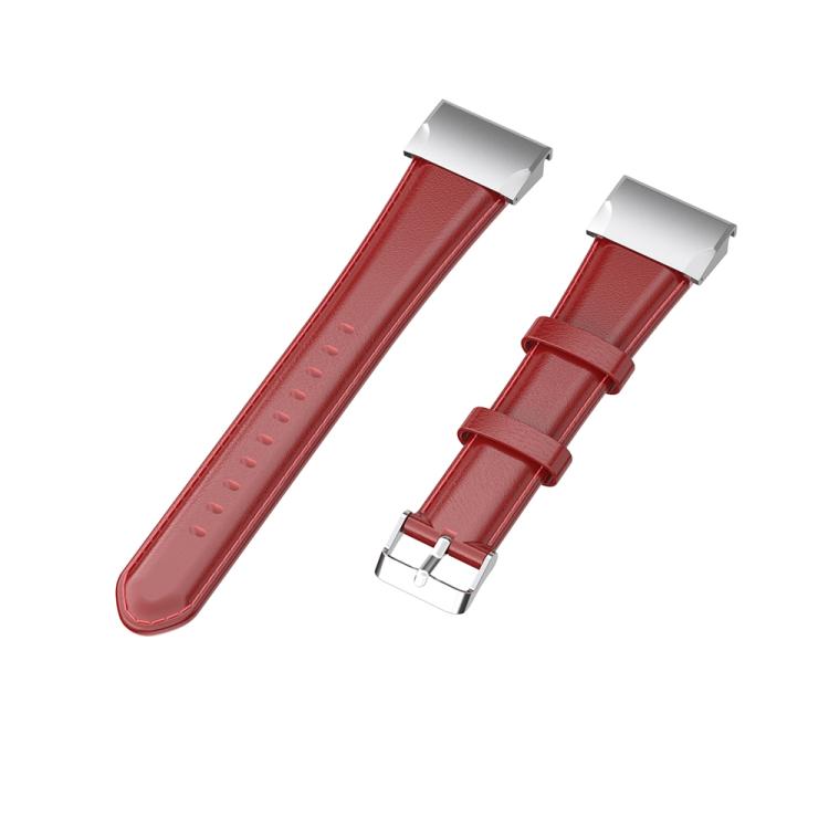 For Garmin QuickFit 26mm Kalebol Waxed Calfskin Leather Watch Band
