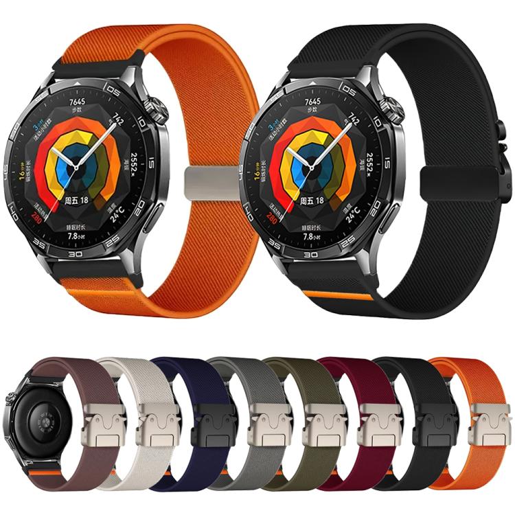22mm Parachute Buckle Elastic Nylon Watch Band