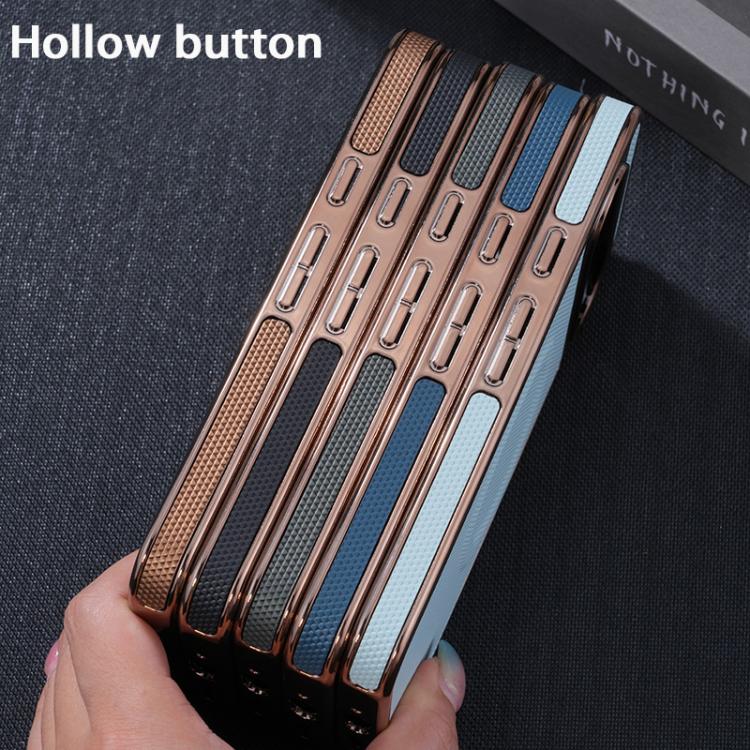 For Google Pixel 9 / 9 Pro Electroplating Soft Side Sticker Leather MagSafe Phone Case