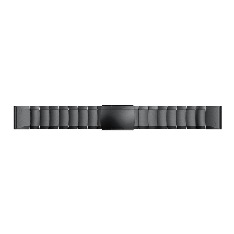For Garmin QuickFit 22mm Kalebol Turtle Back Buckle Stainless Steel Watch Band