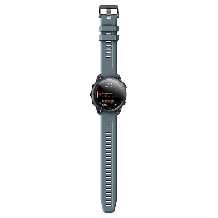 For Garmin QuickFit 22mm Kalebol Ladder Silicone Watch Band