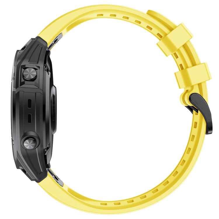 For Garmin QuickFit 22mm Kalebol Ladder Silicone Watch Band