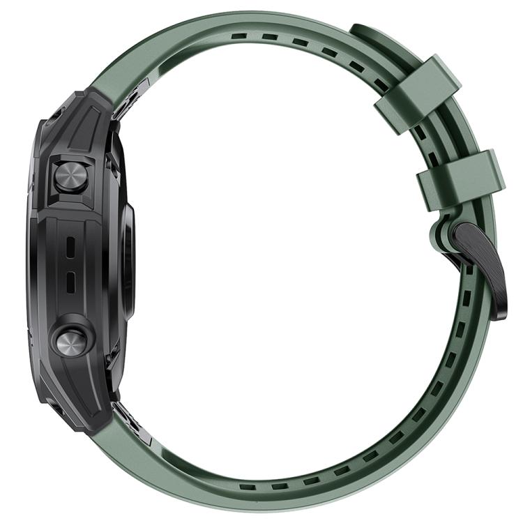 For Garmin QuickFit 22mm Kalebol Ladder Silicone Watch Band