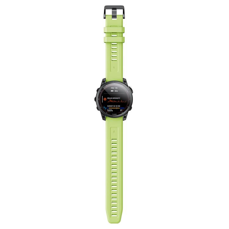 For Garmin QuickFit 22mm Kalebol Ladder Silicone Watch Band